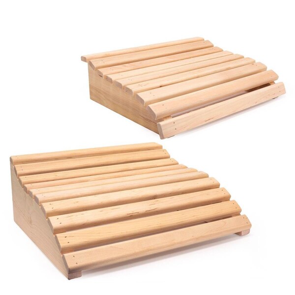 Sauna Kopfstütze Aus Holz - Ergonomische Nackenstütze Für Sauna & Dampfbad
