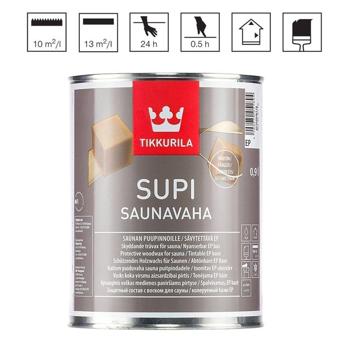 Supi Saunavaha Tikkurila Für Sauna Schutz 900 ml