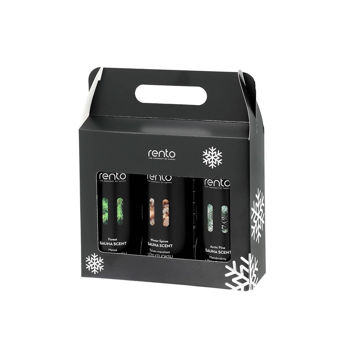 Rento Sauna Duft Geschenkbox 3 x 400 ml,...