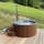 Amilano® Hot Tub | Delux-Grau Edition mit integriertem H