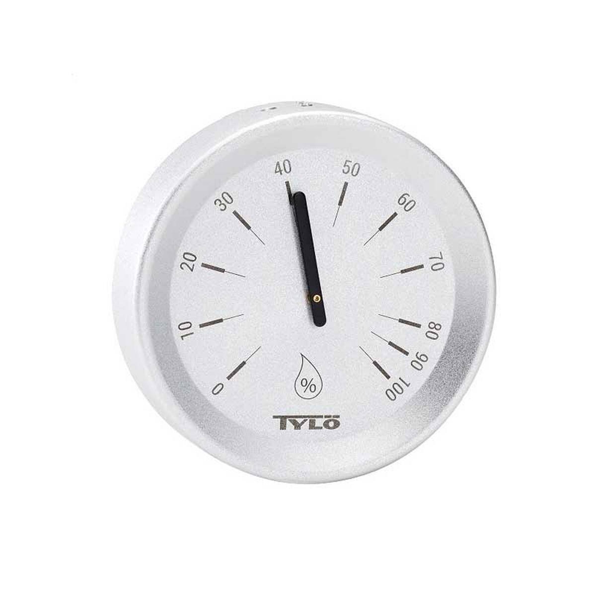 Tylö Hygrometer Brilliant Silver