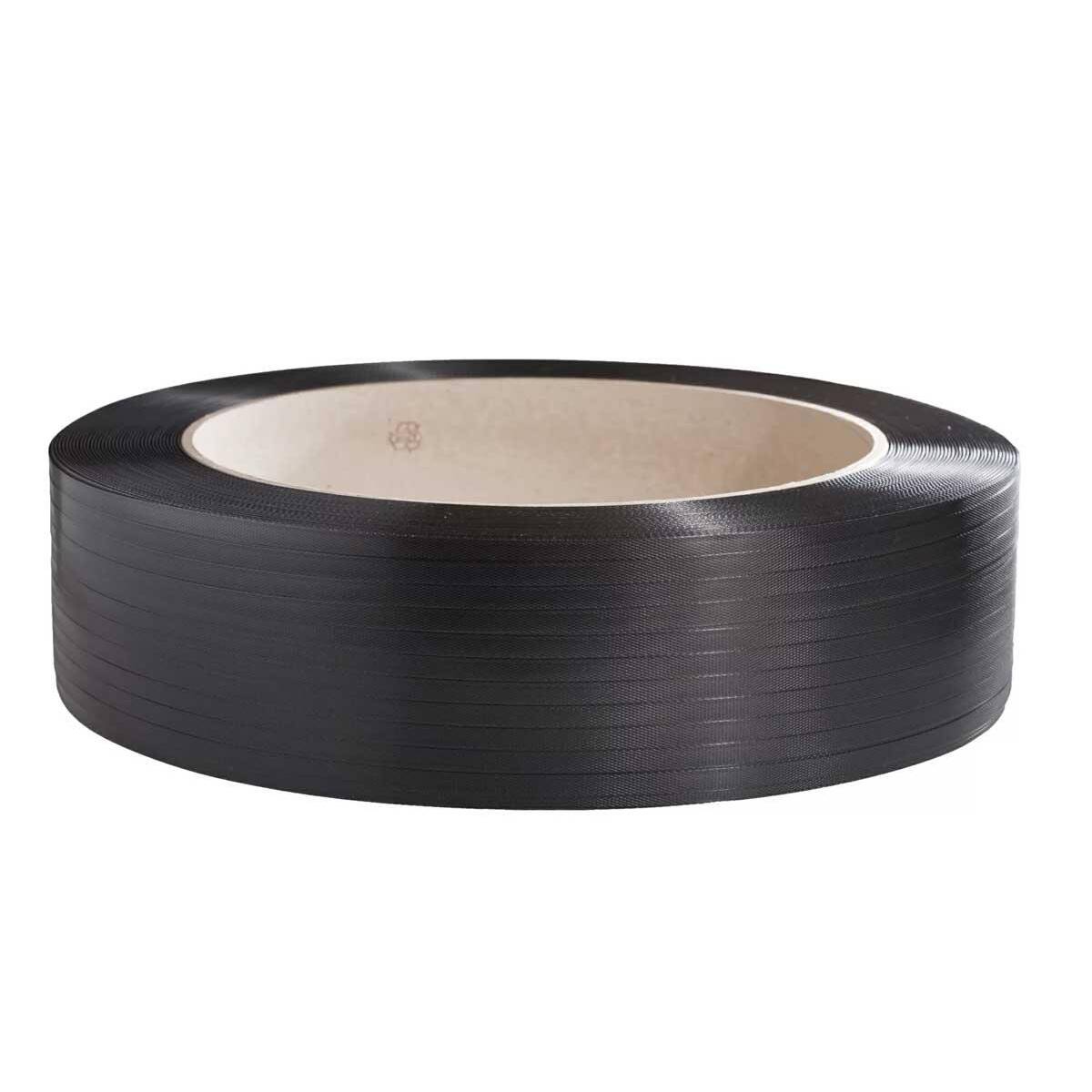 PP-Umreifungsband 15,5 x 0,85 mm, schwarz, geprägt...