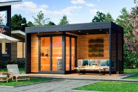 Blocksauna Element Relax aus Thermoholz  gallery