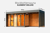 Blocksauna Element Deluxe | Bausatz 2