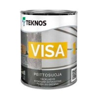 Teknos VISA Holzschutzfarbe RAL 9005 Jet gallery