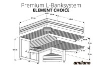 Blocksauna Element Choice aus Termoholz 5